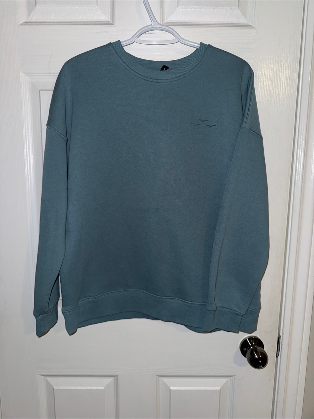 Women’s Crewneck Sweatshirt in Dusty Teal